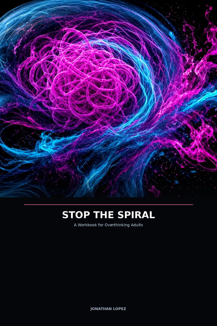 Stop the Spiral Kindle cover with visceral rope knot imagery